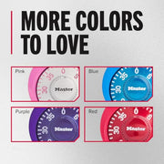 Master Lock Pink / 1 / 1 Pack Combination Padlocks