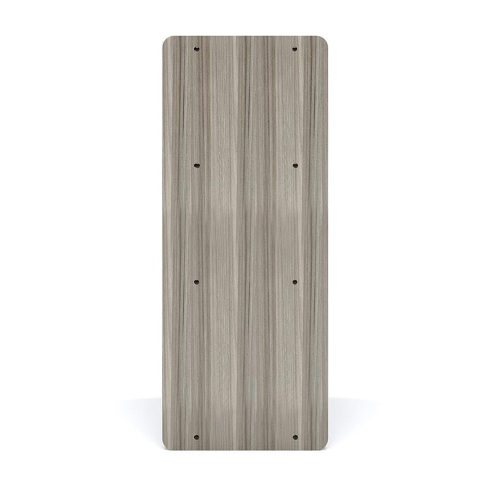 School Age Shelf Storage by Tot Mate – Ready-To-Assemble, 3/4" Thick Industrial Grade Wood Composite Core With Laminate Surfacing, Shadow Elm Gray, Model TMS401R.0W92