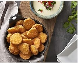 Harvest Creations Breaded Spiced Pickle Chips with Tabasco Sauce, 2.5 Pound -- 4 per case.