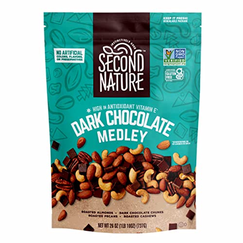 Second Nature Dark Chocolate / 26 Ounce (Pack of 1) / Torquise Snack & Trail Mixes