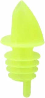 Winco PPR-2Y Pourer, Free Flow, Plastic, Yellow - Standard Liquor Pourers-PPR-2Y