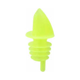 Pourer, Free Flow, Plastic, Yellow - Standard Liquor Pourers-PPR-2Y by Winco – Commercial Grade