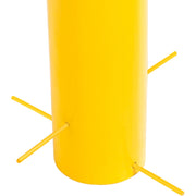 Steel Bollard for Underground Installation by Global Industrial – 48"L x 5.5"W x 24"H, Steel, Yellow, Model 652898G