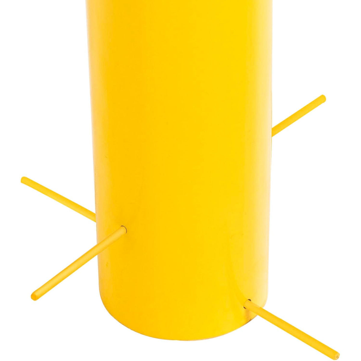 Steel Bollard for Underground Installation by Global Industrial – 48"L x 5.5"W x 24"H, Steel, Yellow, Model 652898G