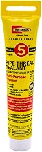Rectorseal No. 5 25793 Pipe Thread Sealant, Lubricates & Protects Threads, Soft Setting, Slow Drying, & Permits Easy Breakout, Lead Free & Contains No Other Metals, 1 3/4 oz