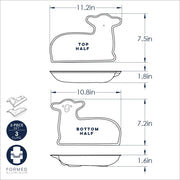 3D Lamb Cake Pan by Nordic Ware – 3 Cup Capacity, Aluminum, Silver, Pack of 2, Model 11172411938