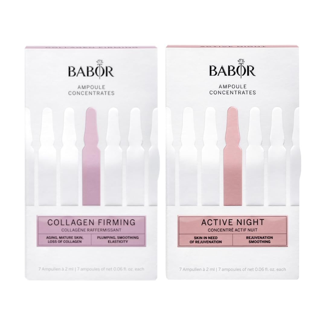 Collagen Firming & Active Night Ampoule Concentrate Bundle by BABOR – Commercial Grade