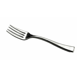 Silver Tasting Fork - 500 / CS by Sabert – Polystyrene, Silver, Pack of 500, Model MMTF500S