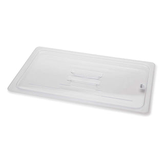 Solid Full-Size Steam Table Pan Cover by Royal Industries – Full, Polycarbonate, Clear, Model ROY PCC 2000-1