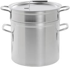 Aluminum Double Boiler w/ 11 Qt Inset and 12 Qt Pot