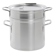 Aluminum Double Boiler w/ 11 Qt Inset and 12 Qt Pot by Vollrath – Aluminum, Silver, Model 67711