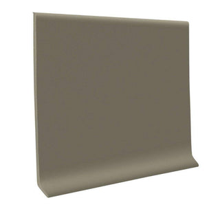 Pinnacle Rubber Cove Base 4"X1/8"X48" - Dolphin by Roppe – 50"L x 48"W x 4"H, Rubber, Dolphin, Model 40CR3P129