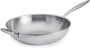 Browne Foodservice THERMALLOY 14 Inch Stainless Steel Tri-Ply Wok