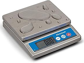 Brecknell Model 6030 Washdown IP67 Stainless Portion Control Scale 5000g x 1g / 10lbs x .002lbs NSF Certified