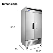 Atosa 28.5 cu. ft. / Stainless Steel / 28.5 cubic_feet Freezers