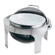 Browne 7 qt Stainless Steel Round Chafer-Harmony Collection by Browne Foodservice – Stainless Steel, Silver, Model 575167