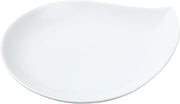 Yanco ML-806 5.75" Leaf Shaped Plate, Porcelain, Super White, Pack of 36