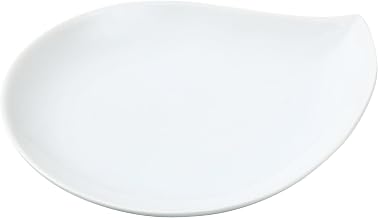 Yanco ML-806 5.75" Leaf Shaped Plate, Porcelain, Super White, Pack of 36