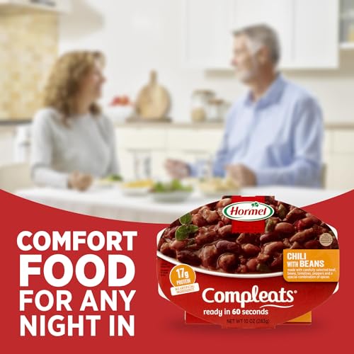 HORMEL COMPLEATS Chili with Bean / 10 Ounce (Pack of 6) / Chili with Beans Chili
