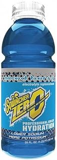 Sqwincher Zero Electrolyte Ready to Drink, Mixed Berry, 24, 20oz Bottles | Zero sugar low calorie electrolyte drink; ready-to-drink 20oz bottles for fast hydration with low sodium and on-the-go use