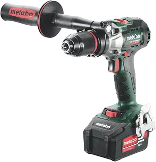 metabo 602360520 18V Brushless Lithium-Ion 1/2 in. Cordless Hammer Drill Driver Kit with 2 Batteries (5.2 Ah)