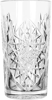 Libbey 5633 Hobstar 16 Ounce Cooler Glass - 12 / CS