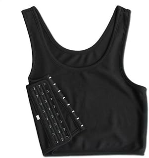 Enhanced Chest Binder Cropped Tank Top Breathable Comfortable and Soft Slim Fit Chest Trans Vest Tops Tomboy Lesbian
