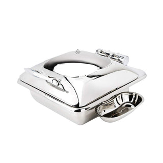 Crown Collection 6 Quart Induction Chafing Dish by Eastern Tabletop – Stainless Steel, Model 3934