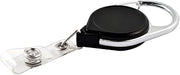 KEY-BAK Retract-A-Badge Retractable I.D. Badge Holder with a 36" Retractable Cord and Carabiner Attachment (5 Pack)
