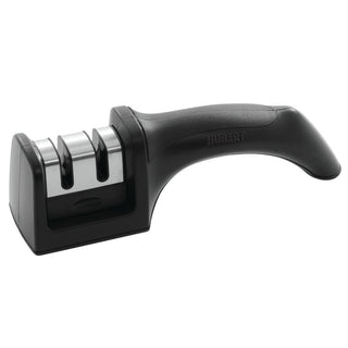 Knife Sharpener Handheld Black Plastic - 7 1/2 L by HUBERT – Plastic, Black, Model CPSHAP01