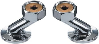 Krowne 21-403L Krowne Royal Series Large Adjustable Supply Inlets, (2) Pieces, 2" Total Range, 1/2" NPT Female Inlet, Adjustable Centers, Low Lead Compliant (Interchangeable with Most Brands)‍​