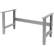 Adjustable Height Workbench C-Channel Leg by Global Industrial – 36"L x 72"W x 3"H, Steel, Gray, Model 183986