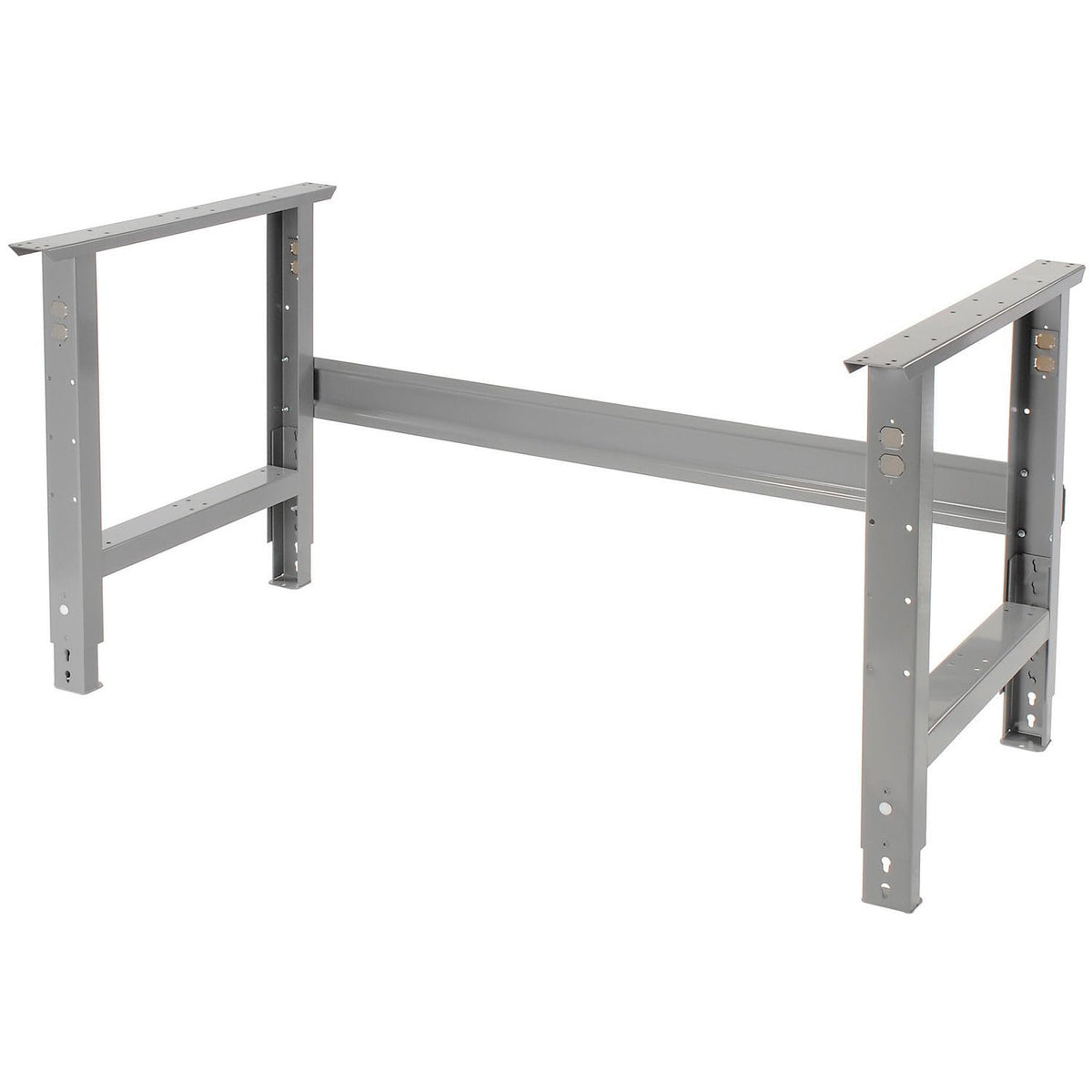 Adjustable Height Workbench C-Channel Leg by Global Industrial – 36"L x 72"W x 3"H, Steel, Gray, Model 183986