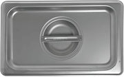HUBERT Allied Buying Corp CSTC-1400 Fourth-Size Steam Table Pan Solid Cover 24 Gauge Stainless Steel Steamtable Pans