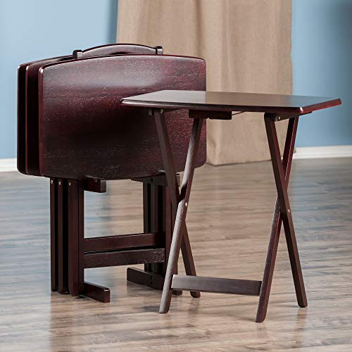 Winsome Espresso / 23.6"W x 15.75"D x 25.5"H / Transitional Folding Tables