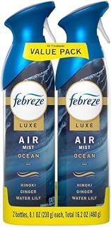 Febreze Mist Ocean Air Freshener Value Pack, 16.2 Ounce