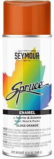Seymour 98-28 Spruce General Use Enamel, Orange