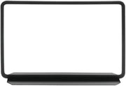 Sign Frame with Grip Base Matte Black Metal - 7"H x 11"L