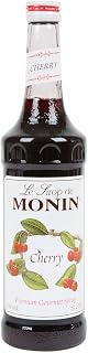Monin Flavored Syrup, Cherry Drink Syrup, Great for Tea, Lemonade, Cocktails (750 ml)
