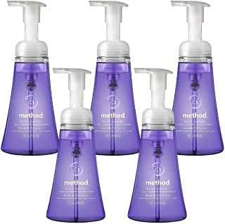 Method Foaming Hand Soap, French Lavender, 10 Fl Oz. (Pack of 5)