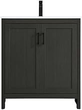 Elegant Kitchen and Bath Finnley 30" Single Bathroom Vanity in Mocha Brown