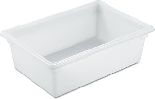 Rubbermaid 3500WHI Food/Tote Box, 12.5gal, 26w x 18d x 9h, White