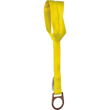 Choker Sling Anchor by Global Industrial – One Size, Polyester & Plated Alloy Steel, Yellow, Model J7236