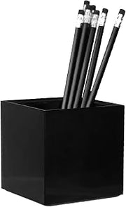 Bostitch Office Konnect Pencil Cup Desk Organizer, Pen Cup, Black (Pack of 6)