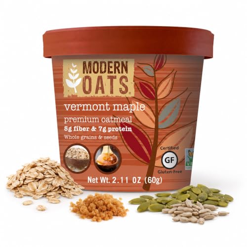Modern Oats Vermont Maple / 2.6 Ounce (Pack of 12) / brown Breakfast Foods