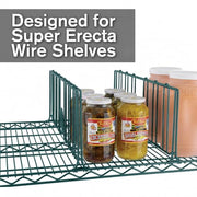 METRO Metroseal Green / 24" Width / Metroseal 3 Epoxy Shelf Dividers