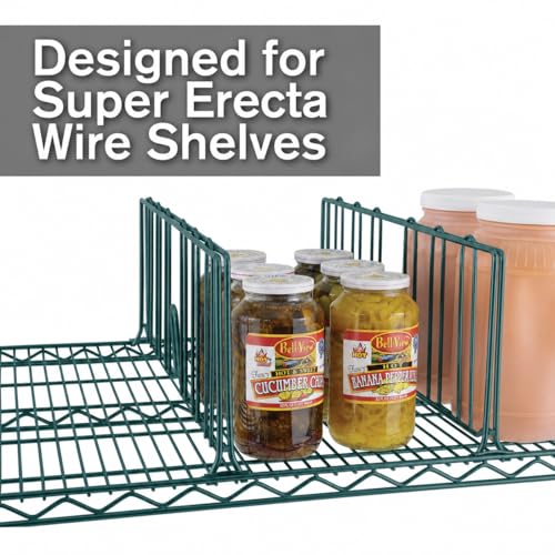 METRO Metroseal Green / 24" Width / Metroseal 3 Epoxy Shelf Dividers