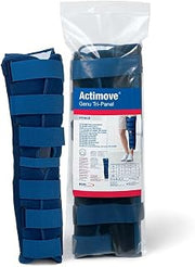 Actimove Professional Genu Tri-Panel Knee Immobilizer | Knee Brace & Stabilizer for Recovery, Fractures, Instability, ACL, MCL, MediumMeniscus Tear, Arthritis, Displacement & Post Surgery Recovery, Blue - Choose Your Length & Size