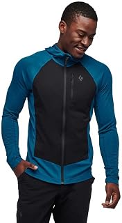 BLACK DIAMOND Equipment Men's Coefficient Lt Hybrid Hoody - Kingfisher-Black - Large