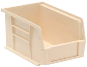 QUANTUM STORAGE SYSTEMS Ivory / 10L x 6W x 5H / Ultra Stack & Hang Open Storage Bins